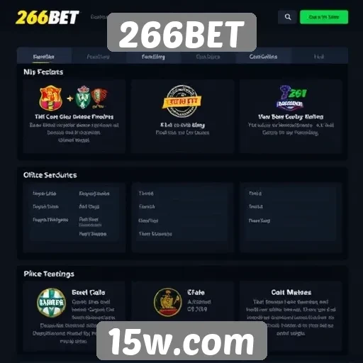 Diferenciais competitivos de 266BET no mercado